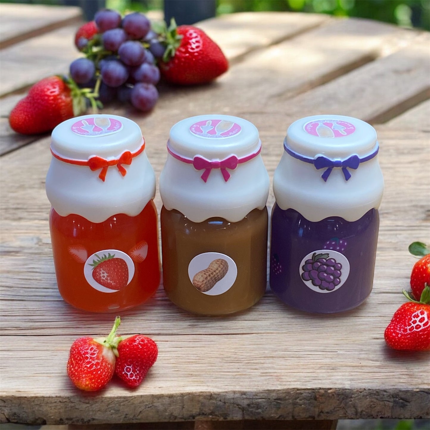 PB & J Jam jar lip gloss trio πππ₯
