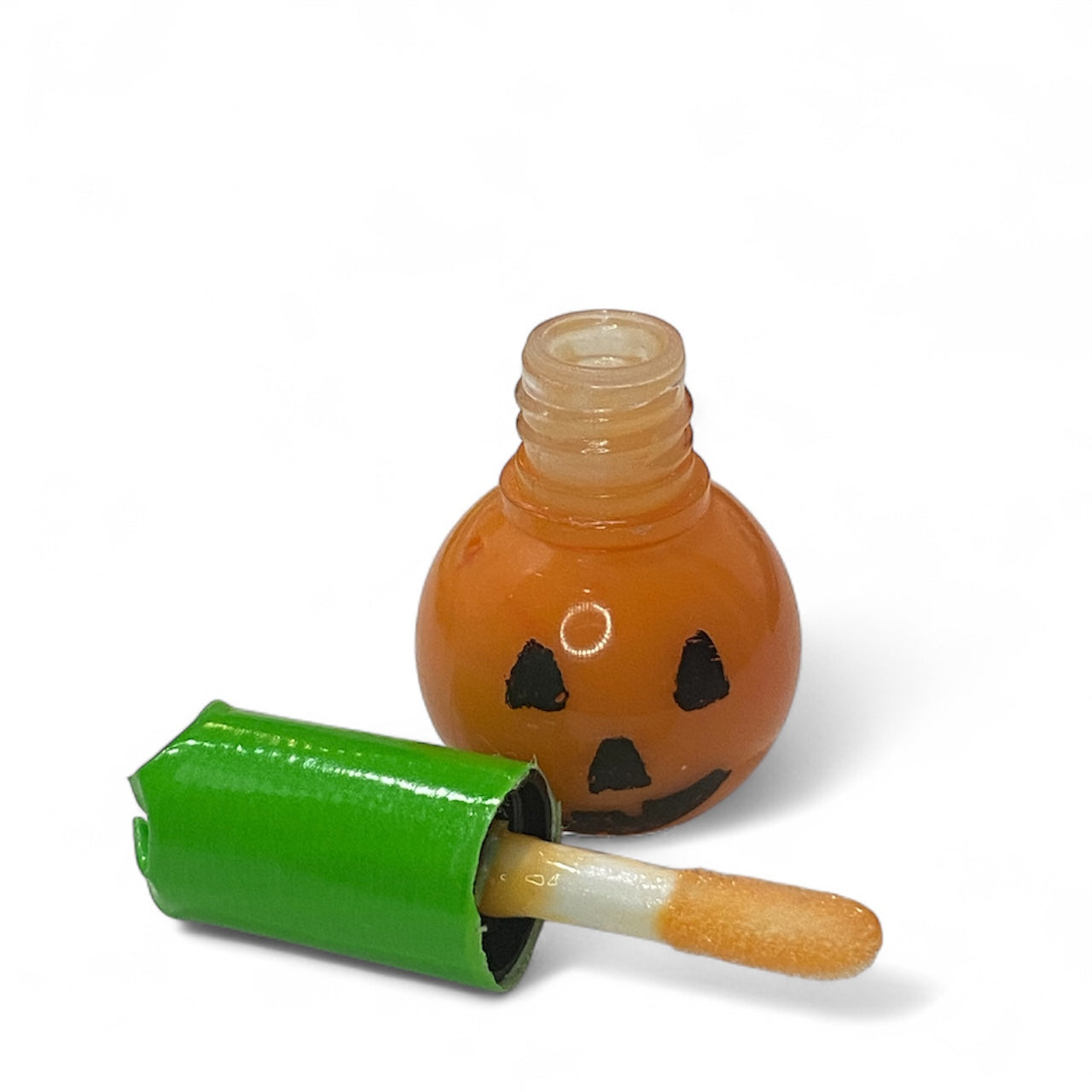 jack o lantern pumpkin lip gloss π