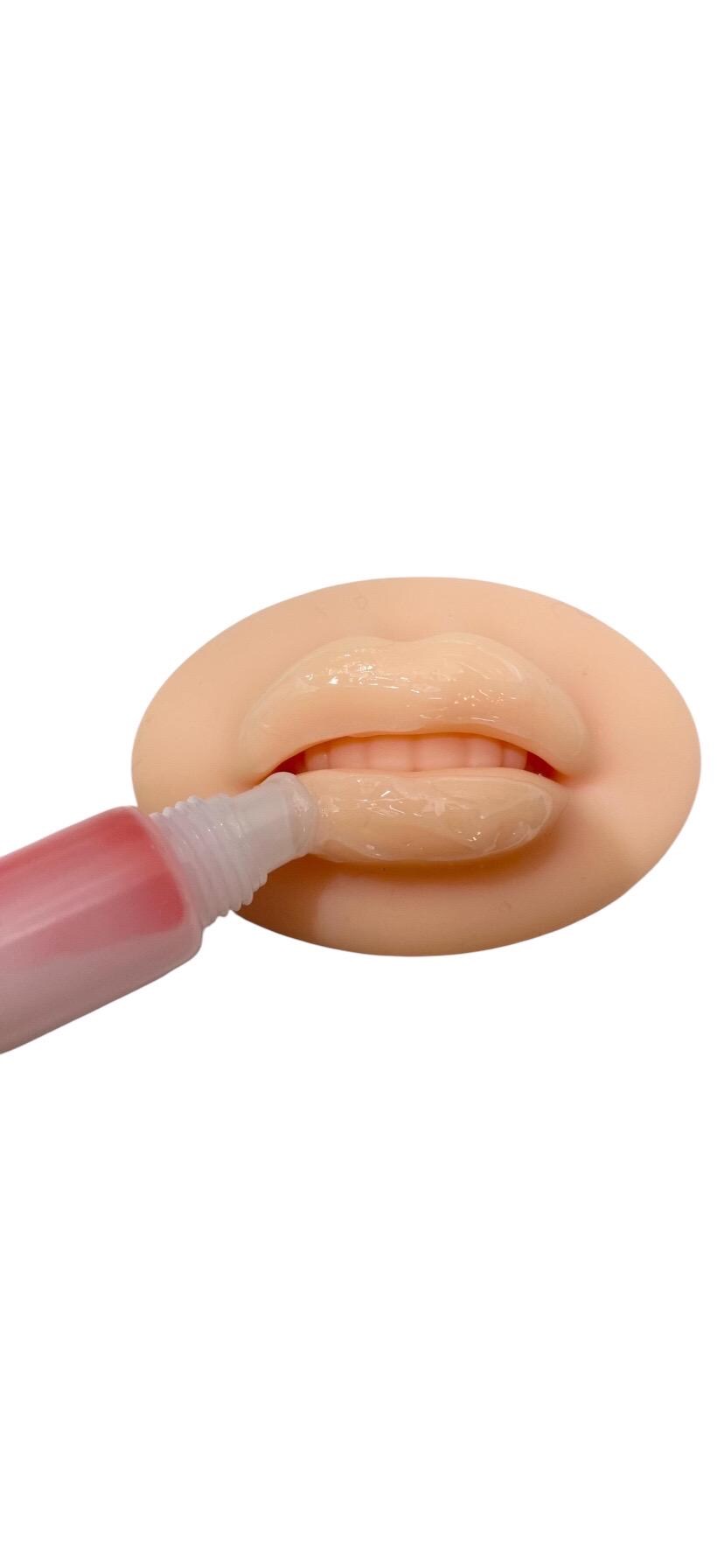 Red White and Toothpaste lip gloss/lip balm duo 🪥🦷