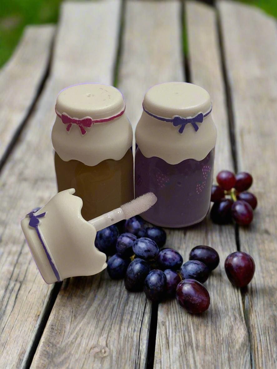 Jam jar lip gloss duo