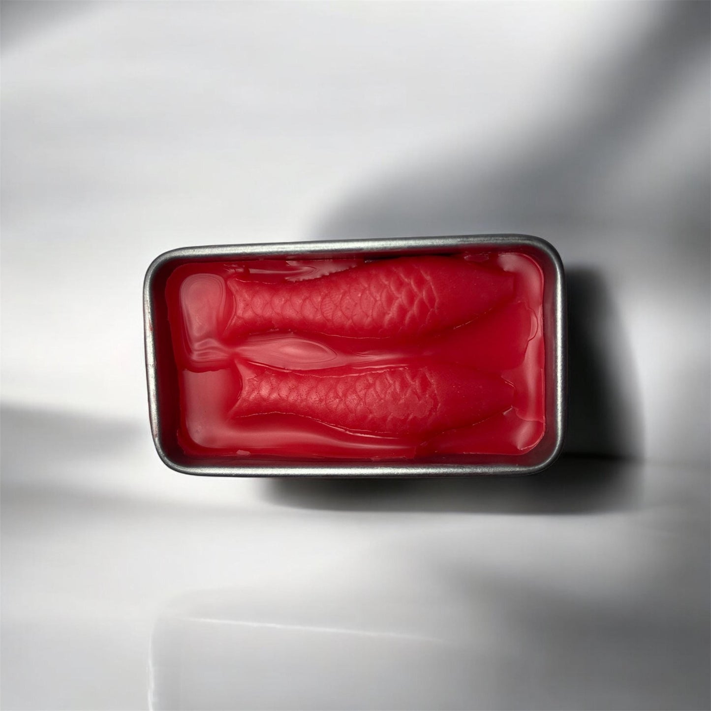 Sweet(ish) fish sardine can tin lip balm, gag gift, novelty lip balm