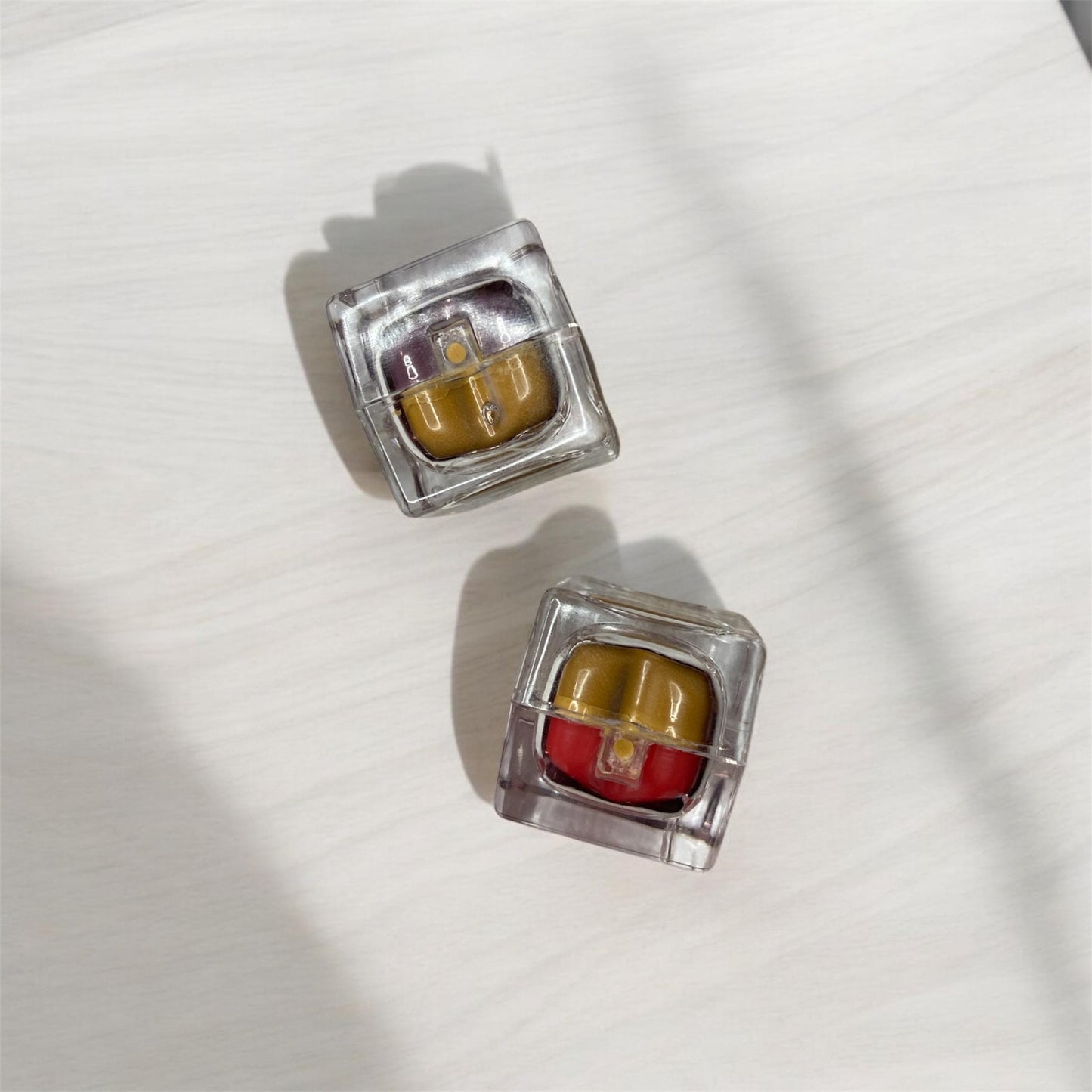 heart cube novelty lip balm (pb and j)