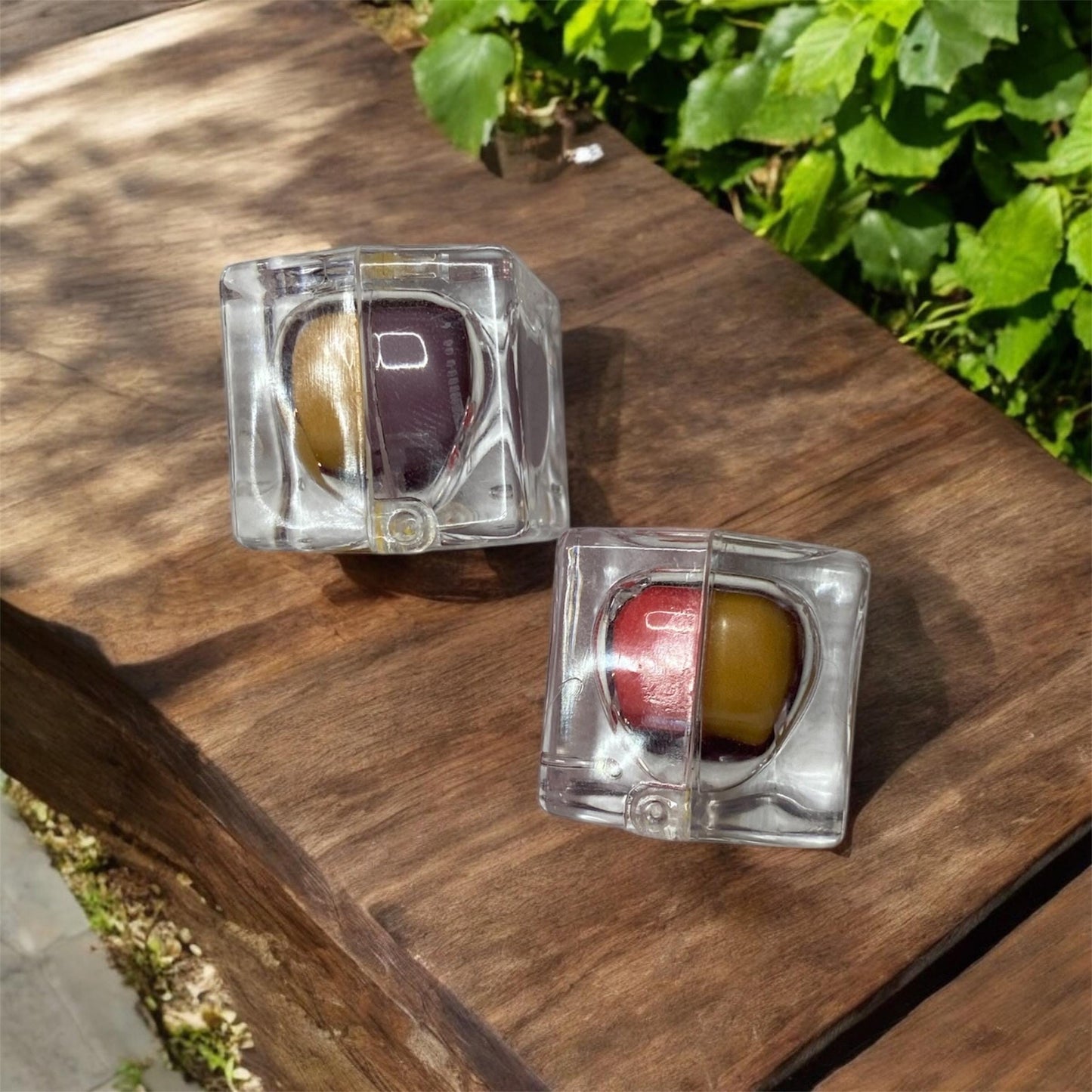 heart cube novelty lip balm (pb and j)