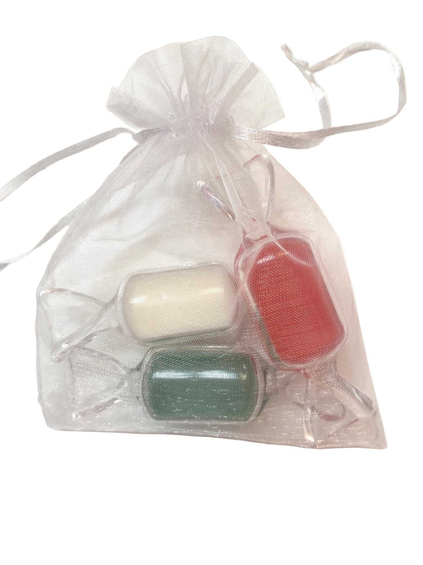 mint candy lip balm, Christmas lip balm trio (7.5g each)