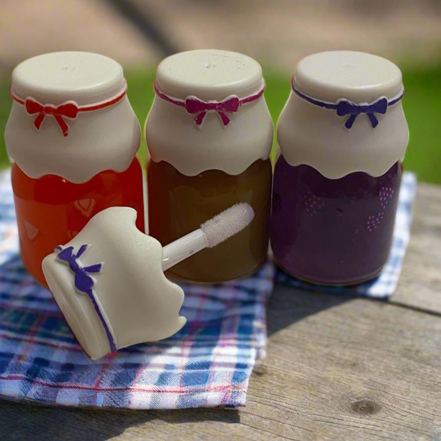 Jam jar lip gloss trio