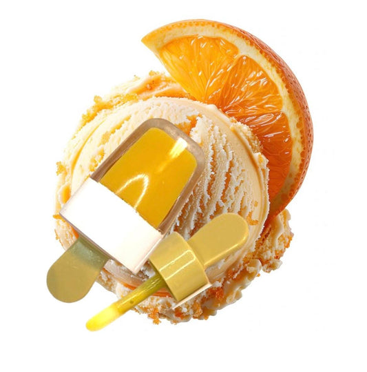 orange creamsicle popsicle ice cream shaped lip gloss