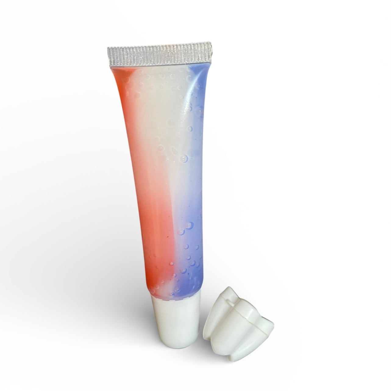 Red White and Toothpaste lip gloss/lip balm duo 🪥🦷