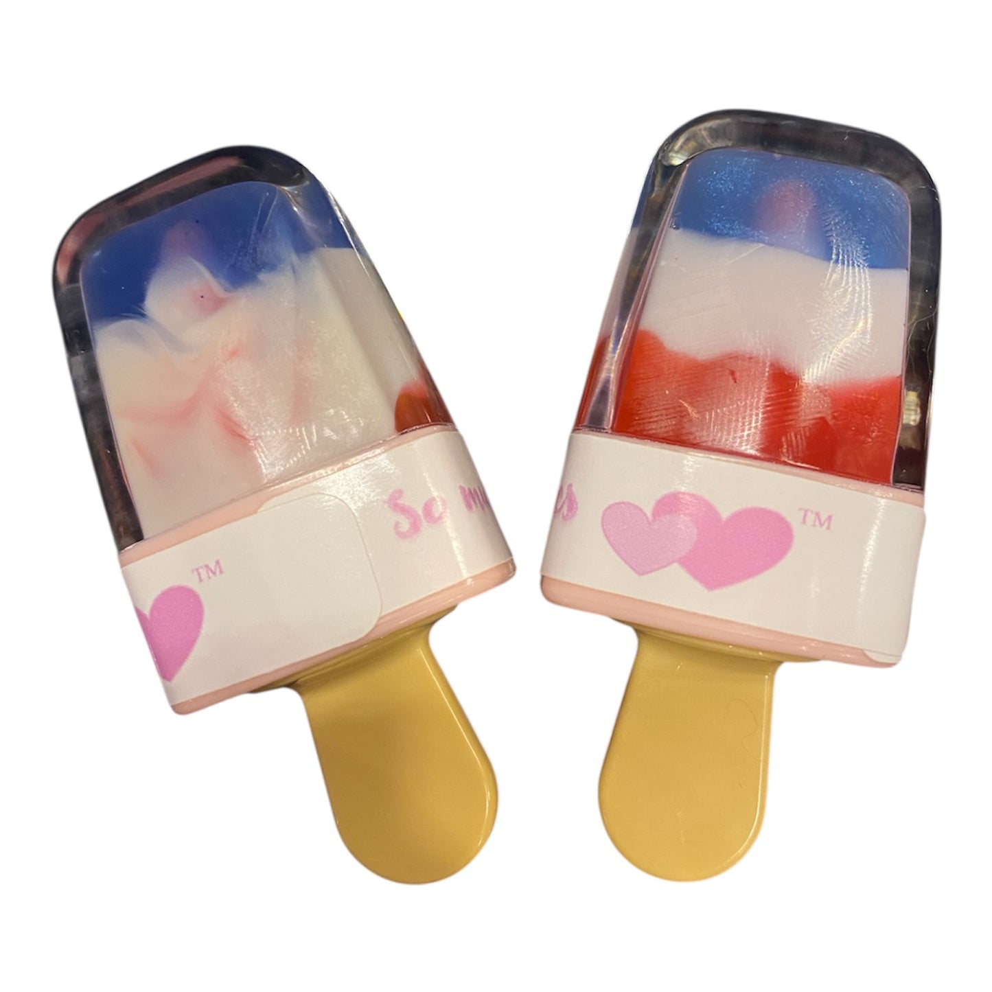 Patriotic Popsicle lip gloss ❤️🤍💙