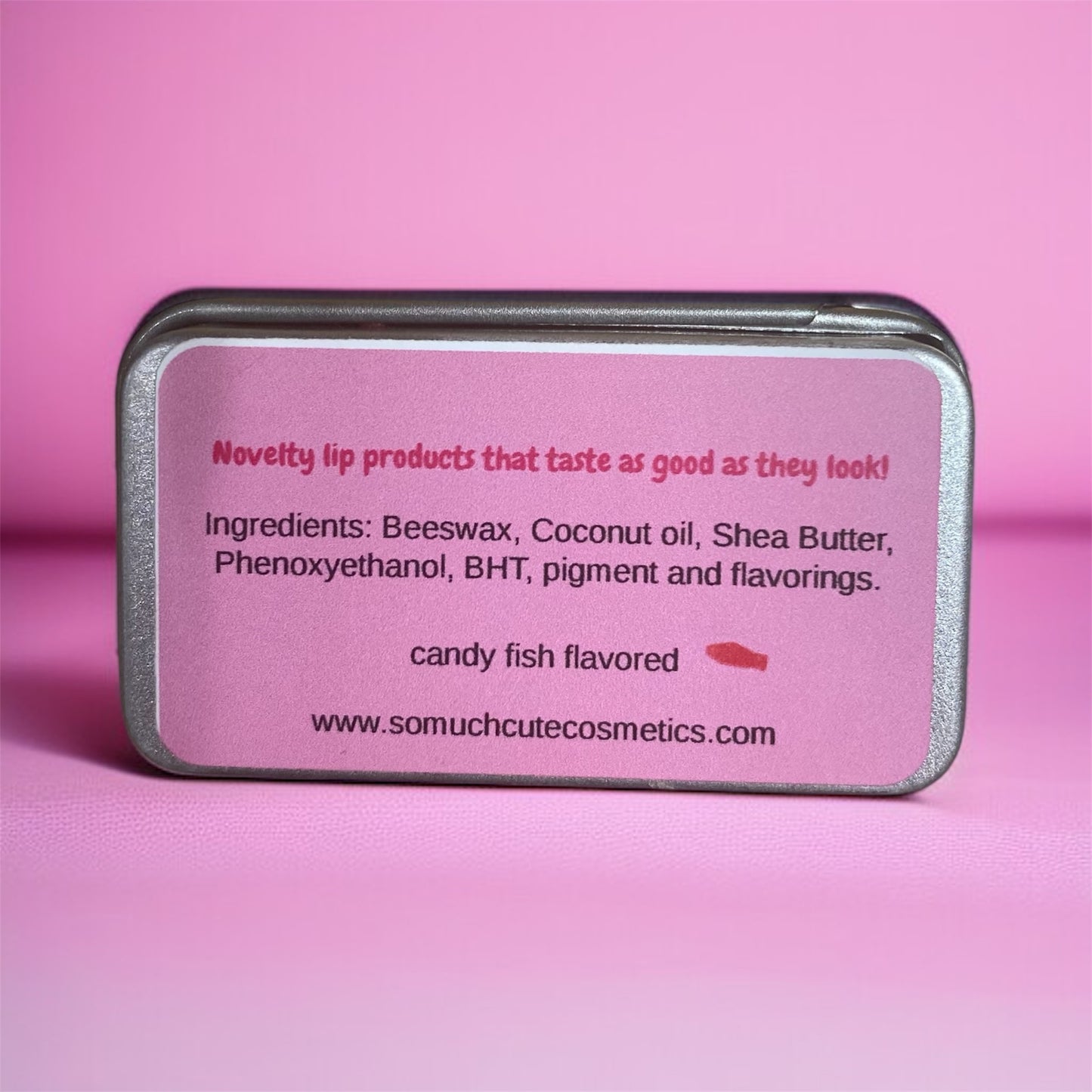 Sweet(ish) fish lip balm