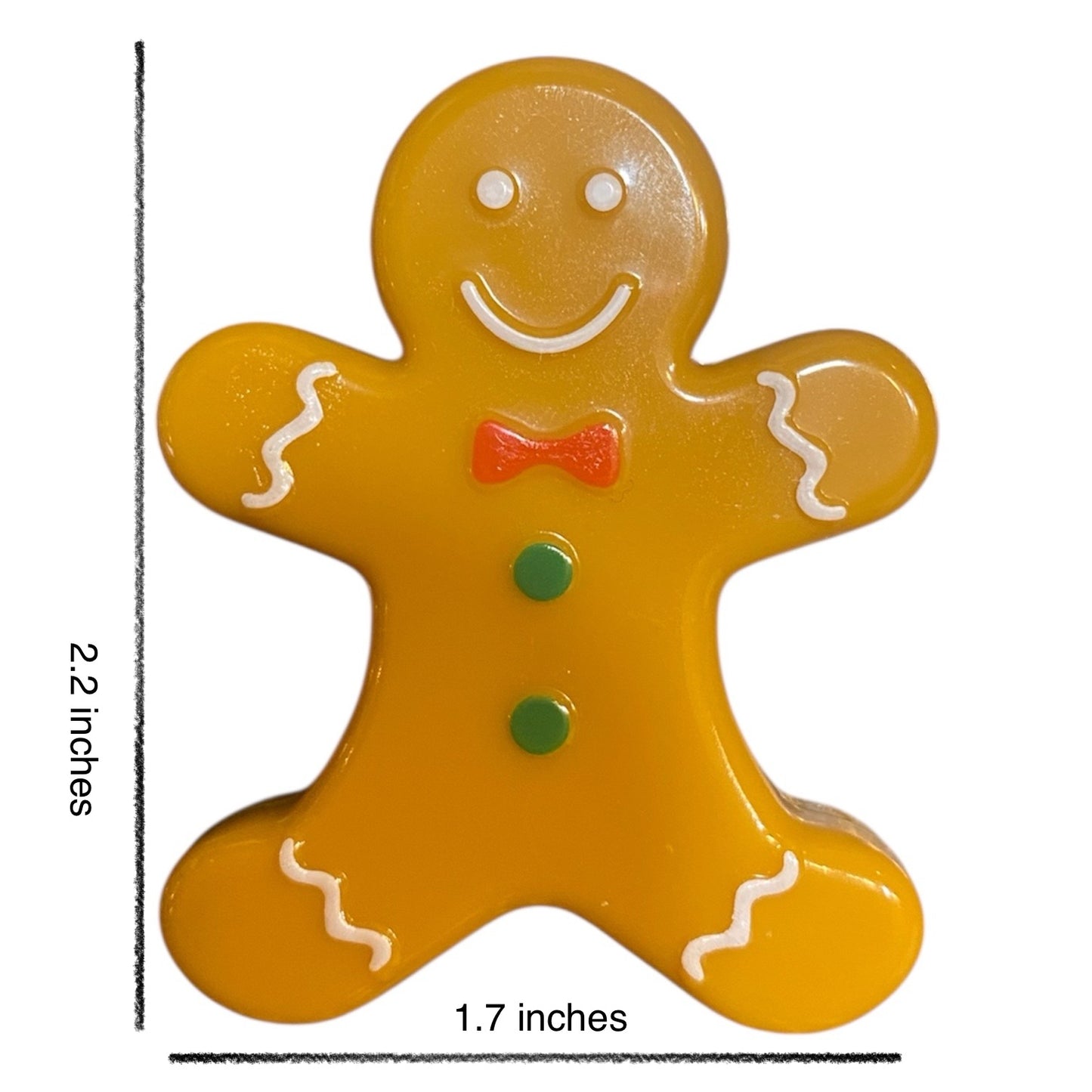 Gingerbread shaped lip gloss/balm