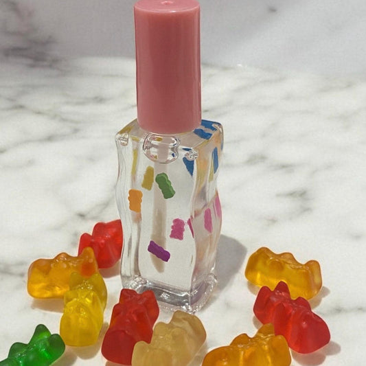 gummy bear flavored novelty candy lip gloss, (10ml)