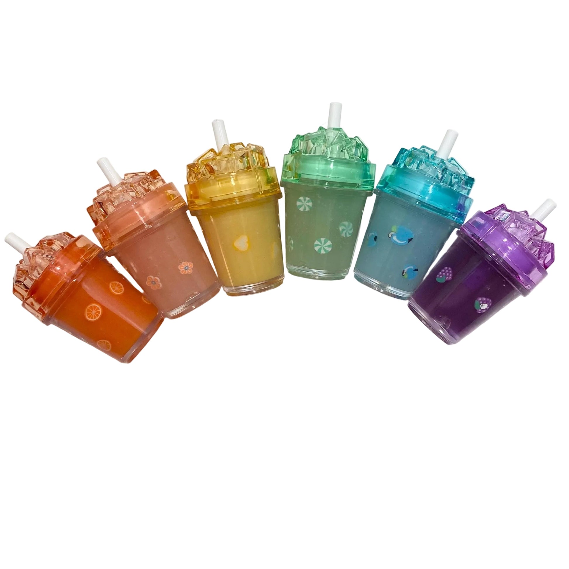Rainbow Jello Cube Lip Glosses 🌈