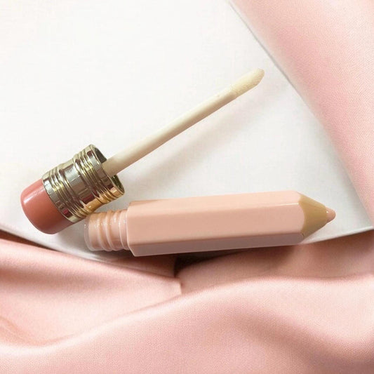 pink pencil shaped lip gloss, cotton candy, back to school (5ml)