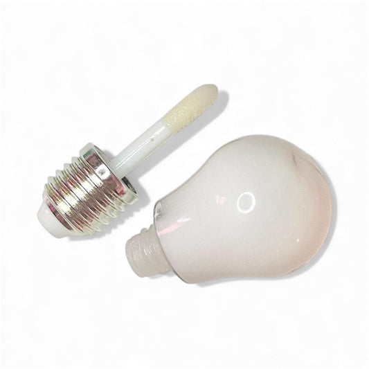 marshmallow or wintermint flavored light bulb shaped novelty lip gloss