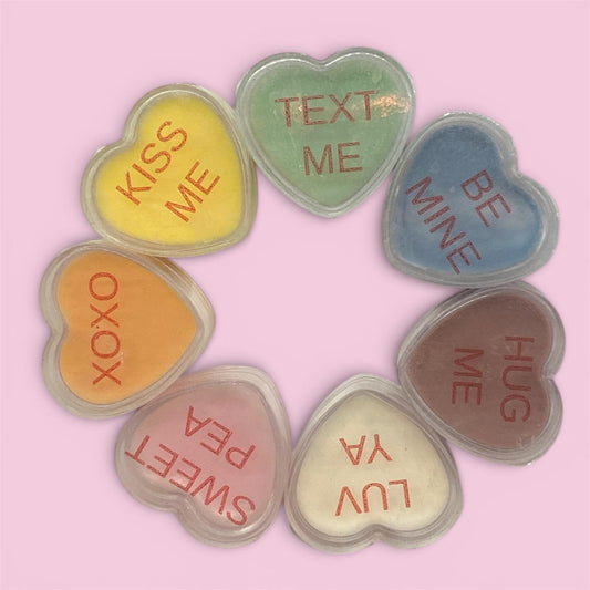 Candy Conversation Heart Lip Balm Set 💝