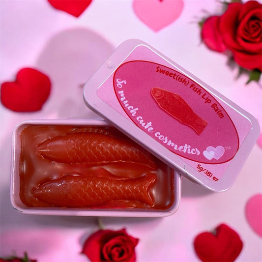 Sweet(ish) fish lip balm
