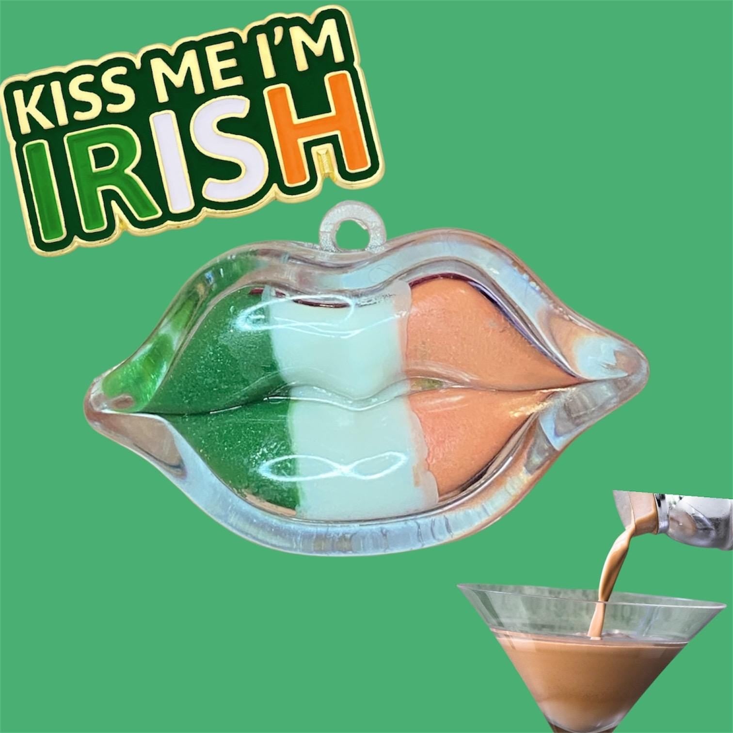 Irish cream flavored "kiss me I’m Irish" st patrick's day lip balm (vegan)