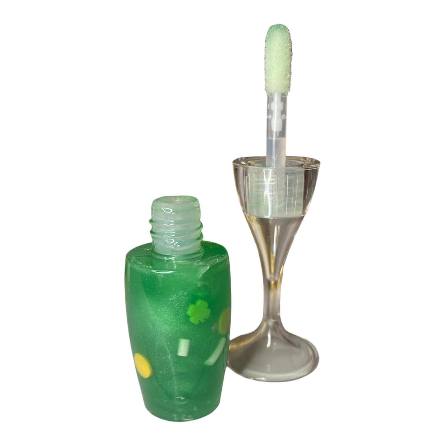 Crème de menthe flavored St Patrick’s day lip gloss