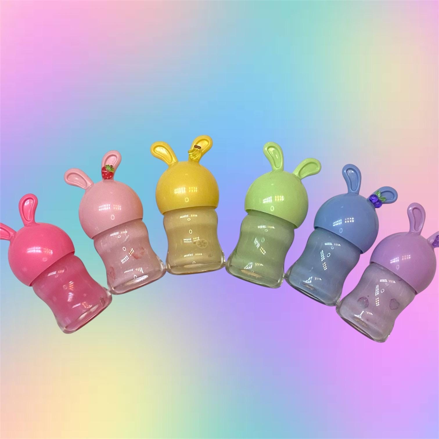 Easter bunny spring lip gloss, Easter basket