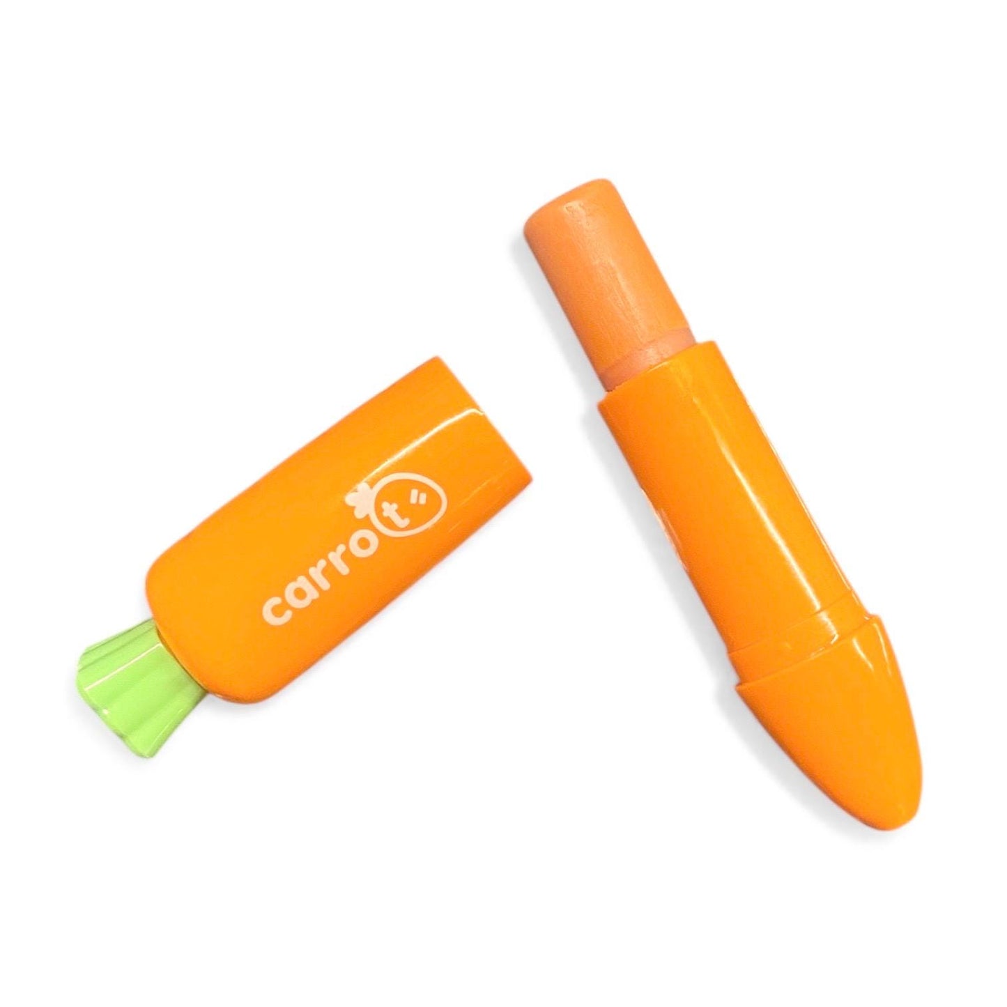 Carrot cake flavored carrot shaped easter spring lip balm