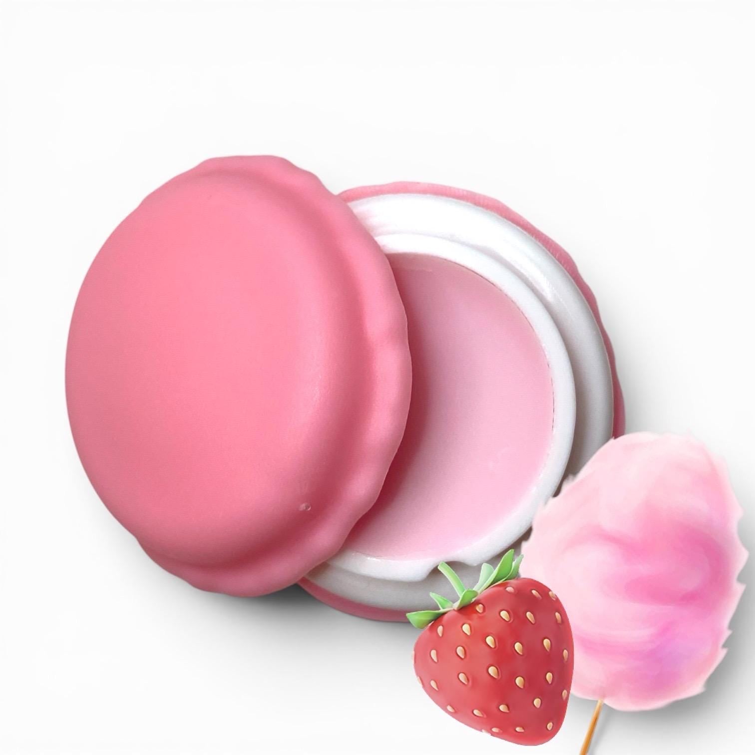 flavored Pastel Macaron lip balm, spring easter lip balm (vegan), naturally flavored