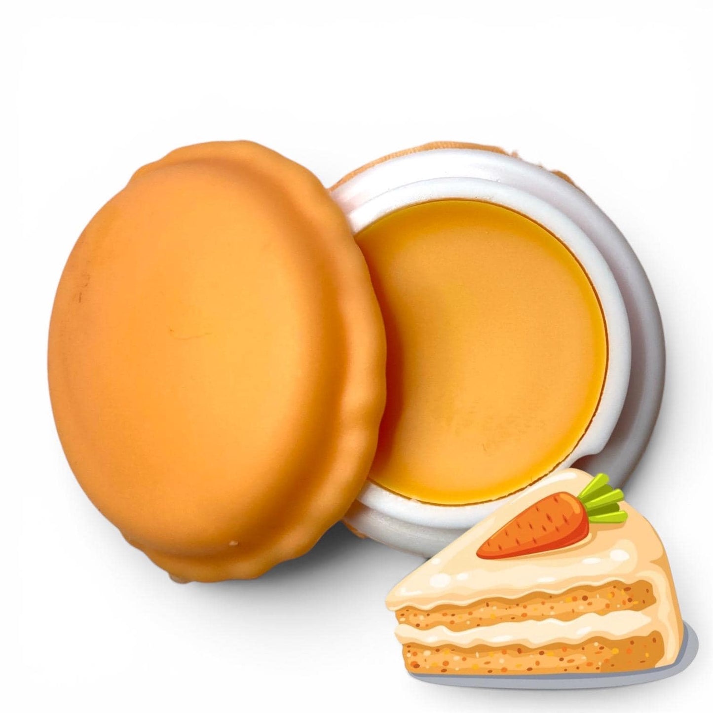 flavored Pastel Macaron lip balm, spring easter lip balm (vegan), naturally flavored