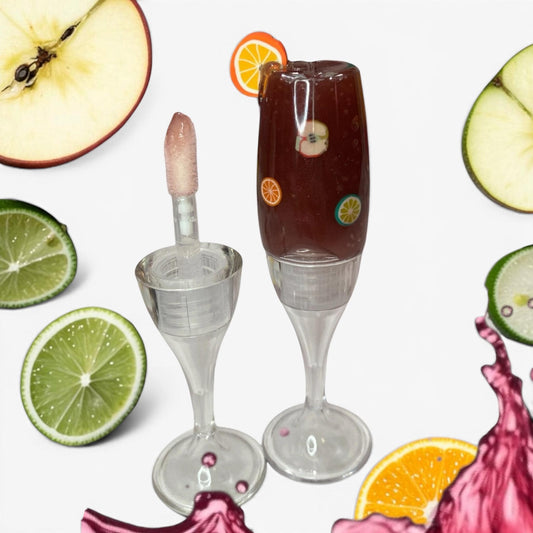 Sangria wine flavored cocktail lip gloss