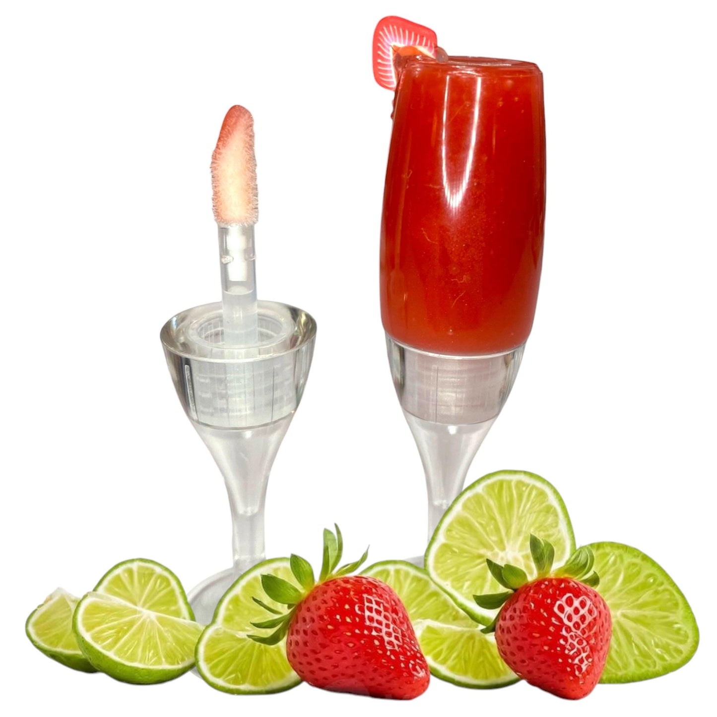 Strawberry daiquiri flavored cocktail lip gloss