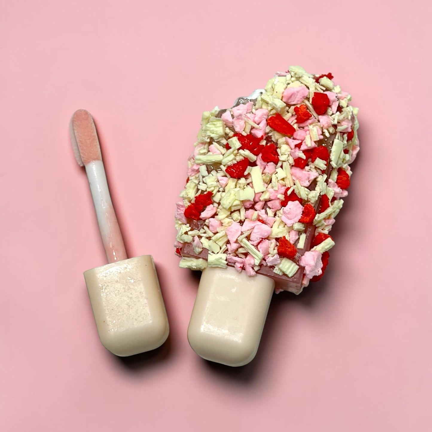 Strawberry shortcake popsicle lip gloss 🍰
