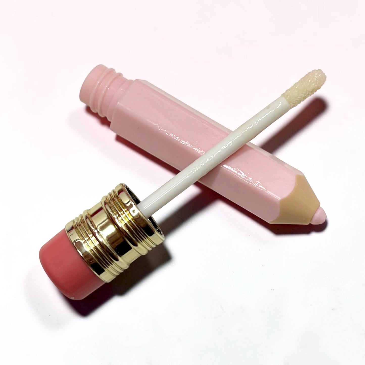 Pink pencil shaped lip gloss ✏️