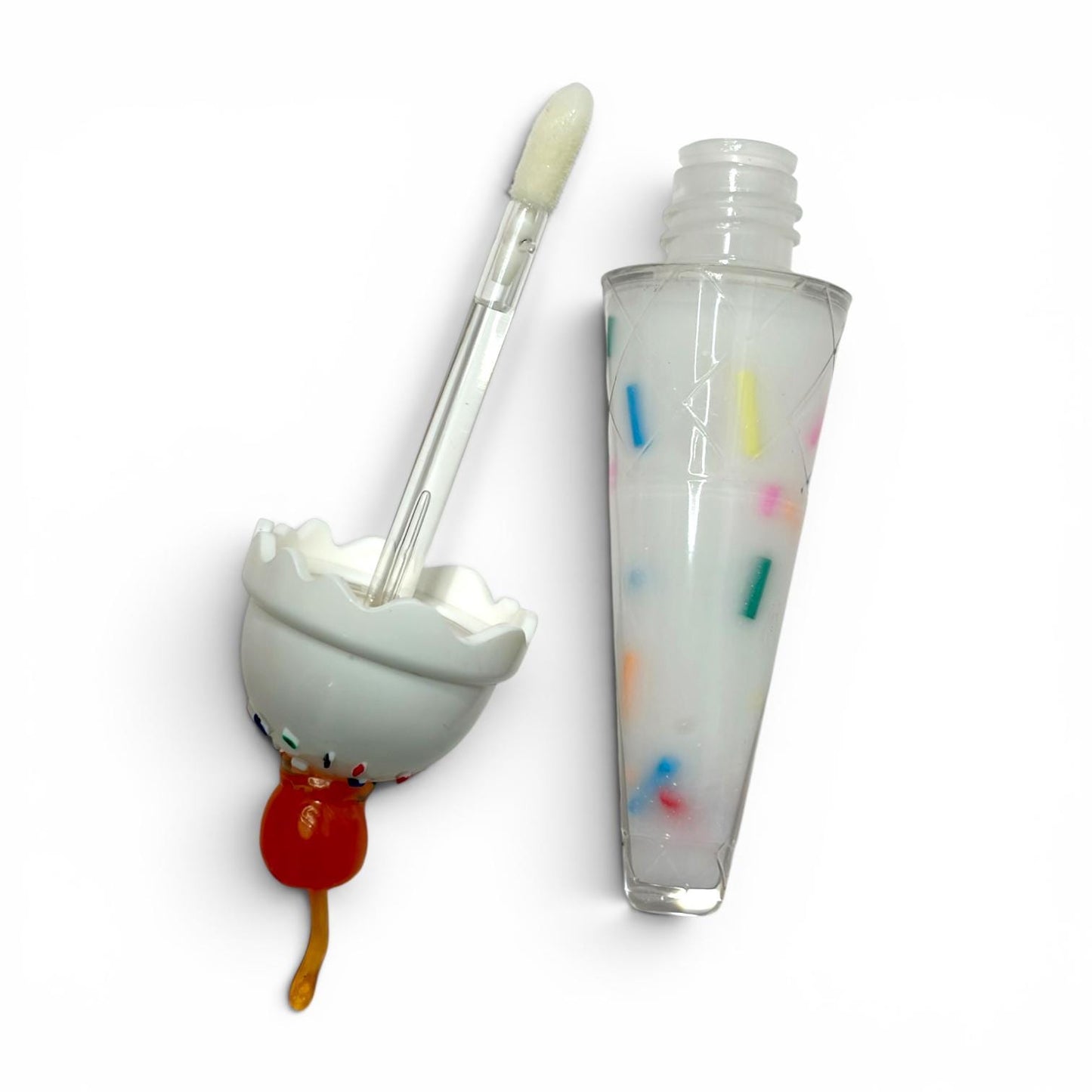 Ice cream cone lip gloss duo