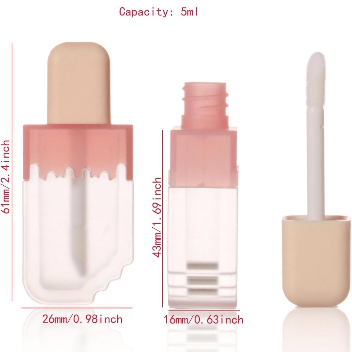 Strawberry shortcake popsicle lip gloss 🍰