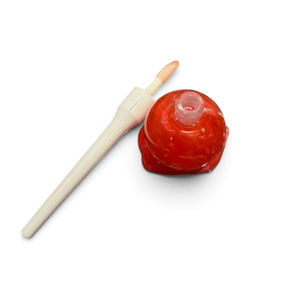 Candy apple lollipop shaped novelty halloween fall lip gloss