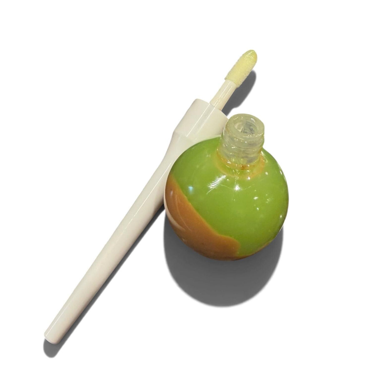 Caramel Apple flavored lollipop shaped novelty lip gloss, halloween fall lip gloss
